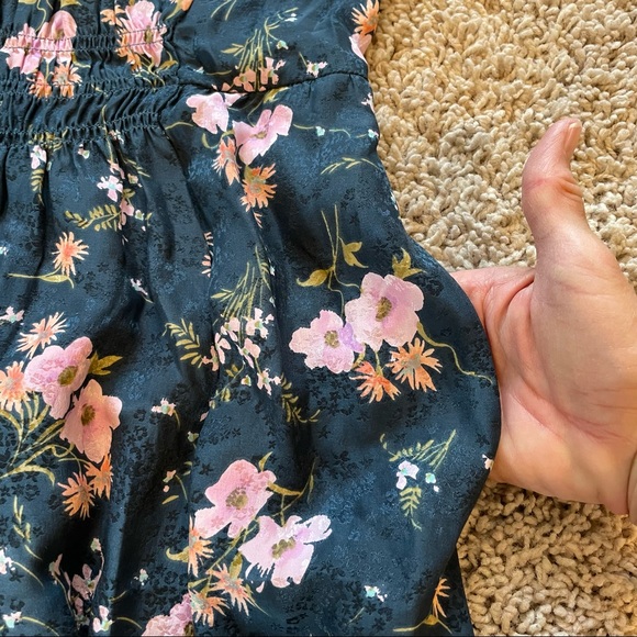 Rebecca Taylor Emilia Floral Silk Mini Dress Size 8 - Picture 5 of 13